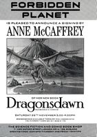 [Anne McCaffrey signing Dragonsdawn (Product Image)]