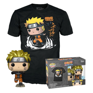 [Naruto: Shippuden: Pop! Vinyl Figure With T-Shirt: Naruto Running (Metallic) (Product Image)]