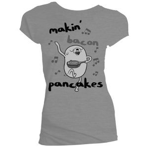 [Adventure Time: T-Shirts: Making Bacon Pancakes (Skinny Fit) (Product Image)]