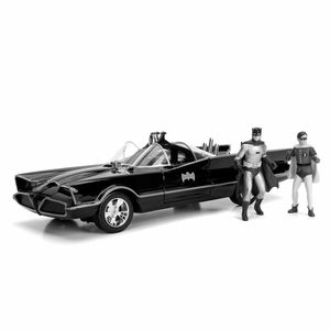 [Batman 1966: 1:18 Scale Diecast Batmobile With Working Lights (Product Image)]