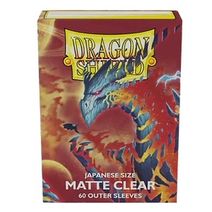 [Dragon Shield: Japanese Size Matte Outer Sleeves: Clear (60) (Product Image)]