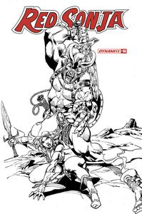 [Red Sonja #14 (Castro B&W Variant) (Product Image)]