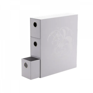 [Dragon Shield: Fortress Card Drawers: White (Product Image)]