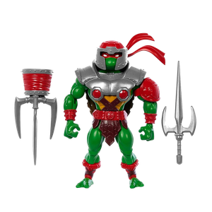 [Masters Of The Universe X Teenage Mutant Ninja Turtles: Turtles Of Grayskull Action Figure: Raphael (Product Image)]