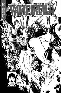[Vampirella #10 (Gorham Homage Black & White Variant) (Product Image)]