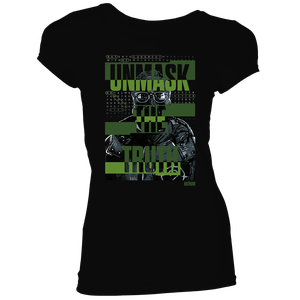 [The Batman: Movie Collection: Women's Fit T-Shirt: Unmask The Truth (Product Image)]