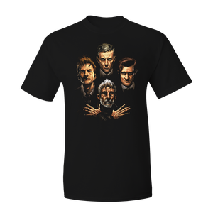 [Doctor Who: T-Shirt: Four Doctors Rhapsody (Product Image)]