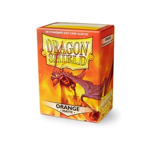 [Dragon Shield: Card Sleeves: Matte Orange (Box Of 100) (Product Image)]