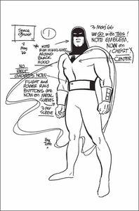 [Space Ghost #1 (Cover U Toth Model Sheet Variant) (Product Image)]