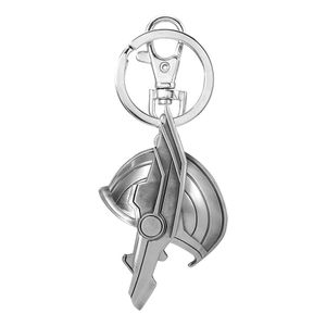 [Thor Ragnarok: Half Pewter Key Ring: Thor Helmet (Product Image)]