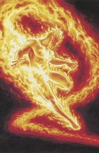 [Fantastic Four #18 (Hildebrandt Human Torch Marvel Masterpieces III Virgin Variant) (Product Image)]