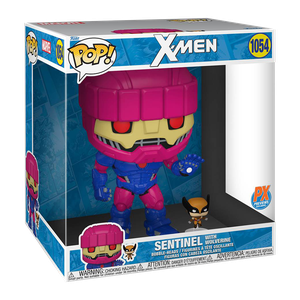 [X-Men: Jumbo Pop! Vinyl Figure: Sentinel & Wolverine (PX Exclusive) (Product Image)]