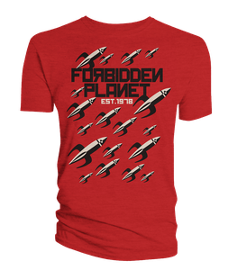 [Forbidden Planet: T-Shirt: Red Rockets (Product Image)]