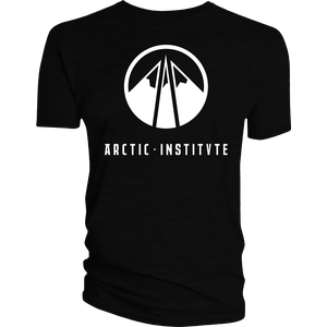 [His Dark Materials: T-Shirt: Arctic Institute (Black) (Product Image)]