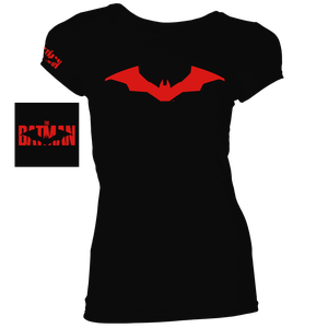 [The Batman: Movie Collection: Women's Fit T-Shirt: Costume (On Black) (Product Image)]