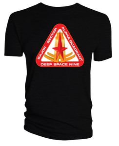 [Star Trek: Deep Space Nine: T-Shirt: Bajor Sector (Black) (Product Image)]