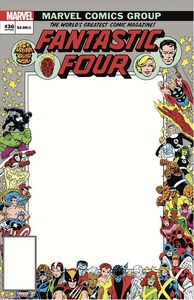 [Fantastic Four #36 (Exclusive Blank Marvel Frame Variant) (Product Image)]