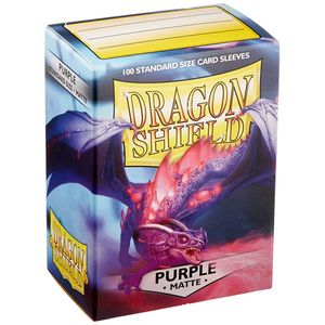 [Dragon Shield: Card Sleeves: Matte Purple (Box Of 100) (Product Image)]