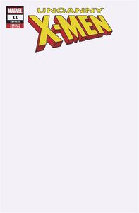 [Uncanny X-Men #11 (Blank Variant) (Product Image)]