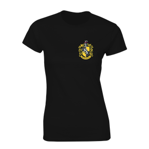 [Harry Potter: Women's Fit T-Shirt: Hufflepuff Crest (On Breast) (Product Image)]