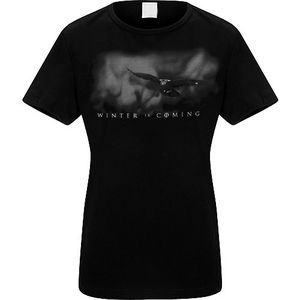 [Game Of Thrones: T-Shirt: Logo Winter Is Coming (Skinny Fit) (Product Image)]