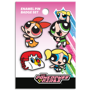 [Powerpuff Girls: Enamel Pin Badge Set: Awesome Heroes (Product Image)]