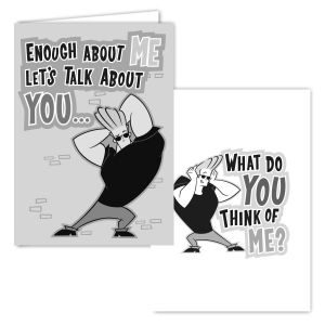 [Johnny Bravo: Greetings Cards: What Do You Think Of Me (Product Image)]