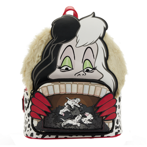 [Disney: Villains: 101 Dalmatians: Loungefly Mini Backpack: Cruella (Product Image)]