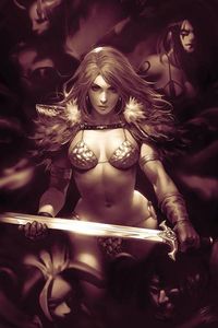 [Red Sonja: Age Of Chaos #2 (Chew Monochrome Virgin Variant) (Product Image)]
