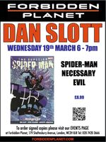 [Dan Slott Signing Spider-Man Necessary Evil (Product Image)]