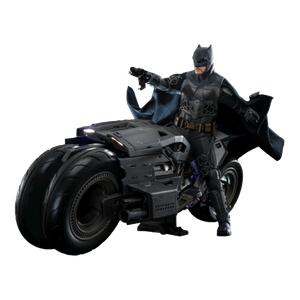 [The Flash: Hot Toys 1/6 Scale Action Figure & Vehicle: Batman & Batcycle (Product Image)]