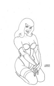 [Bettie Page #2 (Linsner Black & White Variant) (Product Image)]