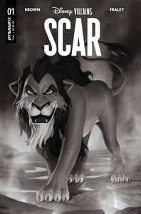 [Disney Villains: Scar #1 (Cover Z Junggeon Yoon Black & White Variant) (Product Image)]