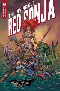 [The cover for Invincible Red Sonja #1 (Cover A Conner)]