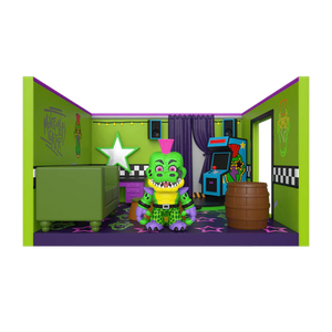 [Five Nights At Freddy's: Security Breach: Snaps! Vinyl Figure Playset: Montgomery Gator With Dressing Room (Product Image)]