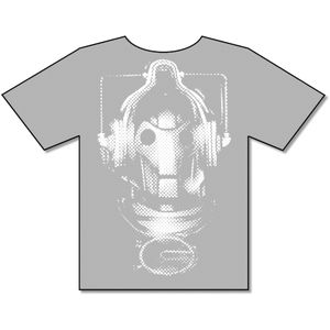 [Doctor Who: T-Shirt: Cyberman Head (Product Image)]