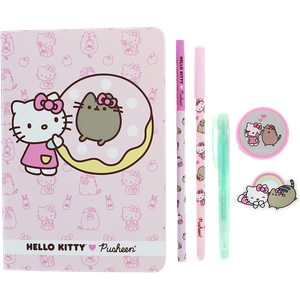 [Hello Kitty X Pusheen: Stationery Set (Product Image)]