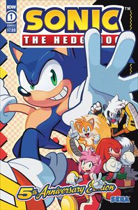 [Sonic The Hedgehog #1 (5th Anniversary Edition Cover C Yardley) (Product Image)]