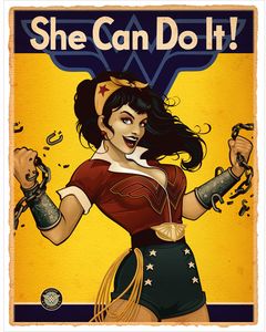 [DC: Bombshells: Print: She Can Do It (Product Image)]