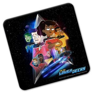 [Star Trek: Lower Decks: Coaster: The Crew & Badge Coaster (Product Image)]