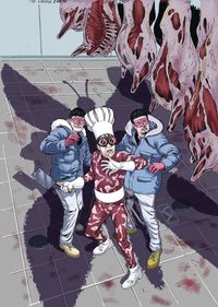 [The cover for Wrong Earth: Meat One Shot (Cover A Igle)]