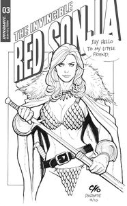 [Invincible Red Sonja #3 (Cover D Cho) (Product Image)]