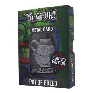[Yu-Gi-Oh!: Limited Edition Collectible Metal Card: Pot Of Greed (Product Image)]