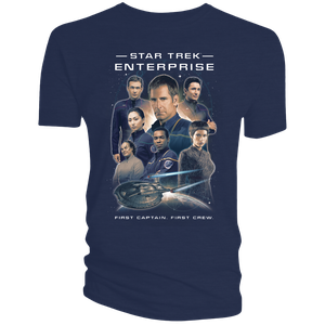 [Star Trek: Enterprise: T-Shirt: Crew & Badge (Product Image)]