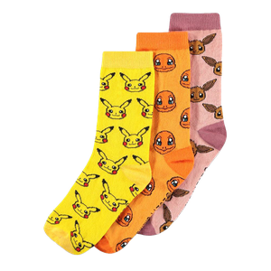 [Pokémon: Crew Socks: 3 Pack (Size 43/46) (Product Image)]