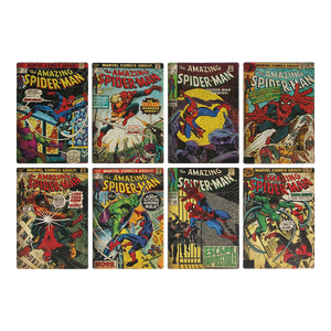 [Spider-Man: Coaster Set: Comic Book Covers (Product Image)]