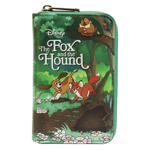 [Disney: Loungefly Classic Books Zip Around Wallet: The Fox & The Hound (Product Image)]