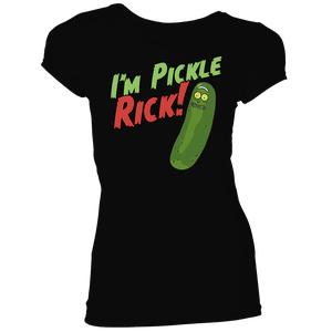 [Rick & Morty: Multiverse Collection: Women's Fit T-Shirt: Pickle Rick (Product Image)]