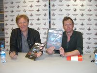 [Pat Mills and Clint Langley Signing ABC Warriors: Volgan War 3 (Product Image)]