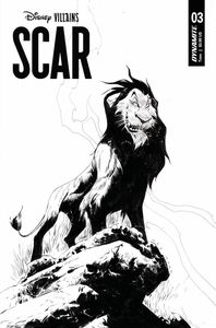 [Disney Villains: Scar #3 (Cover U Lee Black & White Variant) (Product Image)]